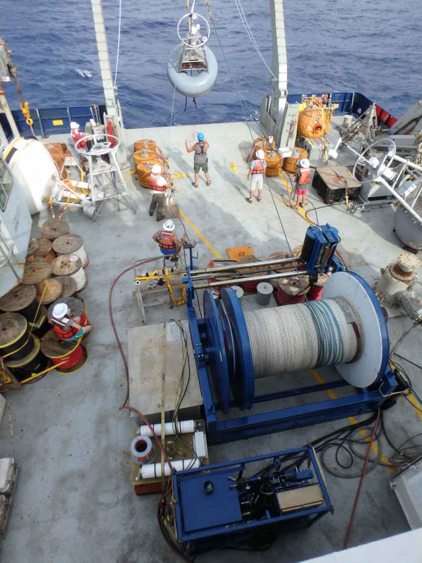 DMS, at sea aboard RV ROGER REVELLE