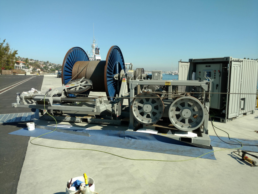 MTS changing wire aboard RV NAUTILUS San Diego, CA